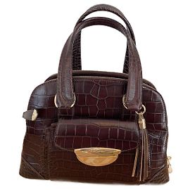 Sac à main Lancel Adjani Cuir verni Cognac Cognac