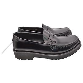 mocassini alti. saint laurent Nero