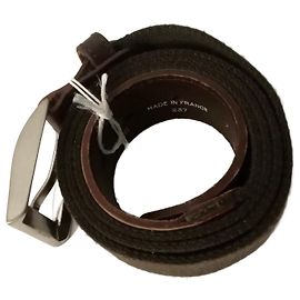 Balmain Belt Brown Leather Brown