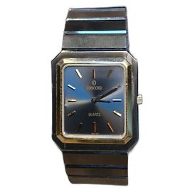 Relógio de quartzo Concord Mariner SG com bezel de ouro ref 15 81 626 V13G, Suíça Dourado Cinza