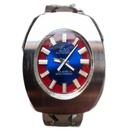 Autre Marque Orologio automatico rètro Eza Argento