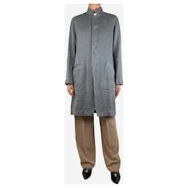 Autre Marque-Grey linen coat - size L-Grey