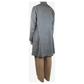 Autre Marque-Grey linen coat - size L-Grey