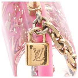 Louis Vuitton-Louis Vuitton Pink Resin Inclusion Speedy Pomme D'Amour Bag Charm-Pink