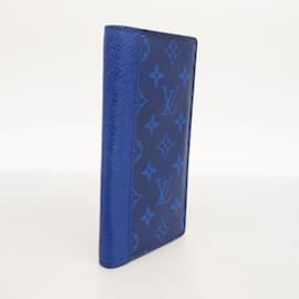 Louis Vuitton-Louis Vuitton Long Wallet Taigarama Portefeuille Brazza M30297-Blue