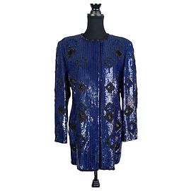 Jacket with sequins Escada Couture Blue