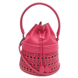 Alaïa NEUN ALAIA CORSET VIENNE AA1S29221CA09 LEDERHANDTASCHE Pink