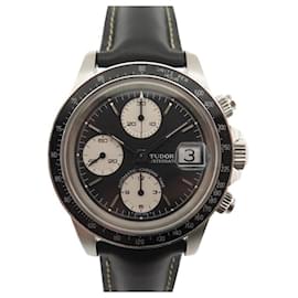 Autre Marque-NINE TUDOR WATCH BY ROLEX 79160 OYSTERDATE BIG BLOCK AUTOMATIC CHRONOGRAPH-Silvery