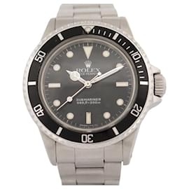 Rolex-MONTRE ROLEX 5513 SUBMARINER 39 MM AUTOMATIQUE EN ACIER STEEL WATCH AUTOMATIC-Argenté