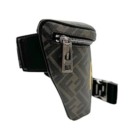 Fendi-Fendi Zucca Sling Bag-Brown,Yellow