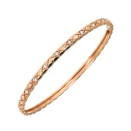 Pulseira charm em diamante Chanel Coco Crush Outro