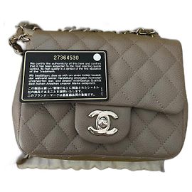 chanel mini Grau