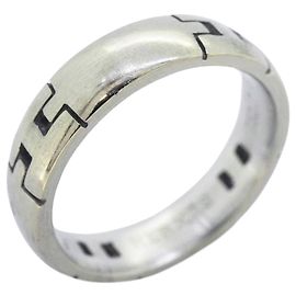 Hermès Hermes Hercules K18WG White Gold Men's Band Ring Other