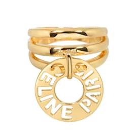 Céline-Celine K18 Yellow Gold Band Ring-Yellow