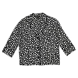 Louis Vuitton-Louis Vuitton x Yayoi Kusama jacket-Black,White