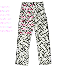 Louis Vuitton-Louis Vuitton x Yayoi Kusama trousers-White,Red