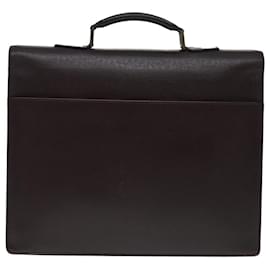 Louis Vuitton-LOUIS VUITTON Taiga Serviette Moskova Business Bag Acajou M30036 LV Auth bs17181-Brown