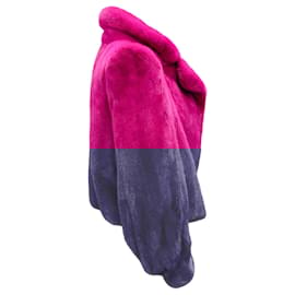 Autre Marque-CO Magenta Mink Fur Jacket-Purple