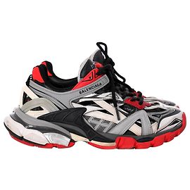 Baskets Balenciaga Track. 2 en polyuréthane noir et rouge Noir