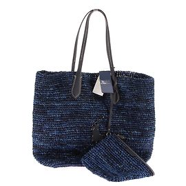 POLO RALPH LAUREN Borse T. Rattan Blu navy