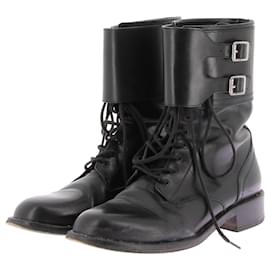 Saint Laurent-SAINT LAURENT  Boots T.EU 39 Leather-Black