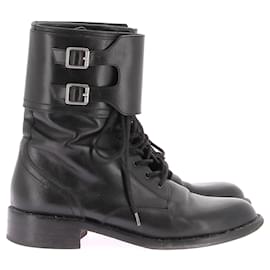 Saint Laurent-SAINT LAURENT  Boots T.EU 39 Leather-Black