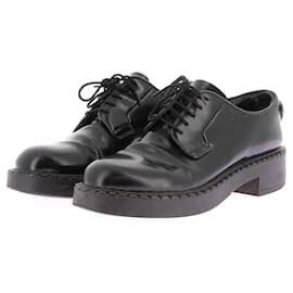 Prada-Prada flats T.EU 38 Leather-Black