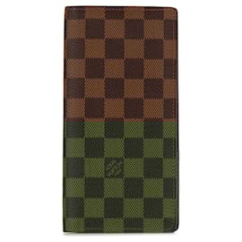 Louis Vuitton-Louis Vuitton Brown Damier Ebene Brazza Wallet-Brown