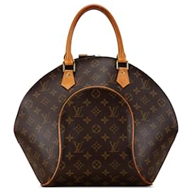 Louis Vuitton-Louis Vuitton Brown Monogram Ellipse MM-Brown