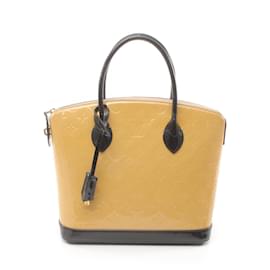 Louis Vuitton-Louis Vuitton Lockit PM Handbag-Black,Beige,Other