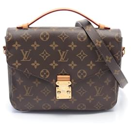 Louis Vuitton-Louis Vuitton Metis MM Pochette Handbag-Brown,Monogram