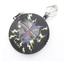 Prada-Prada Frankenheart Coin Case-Black,Multiple colors