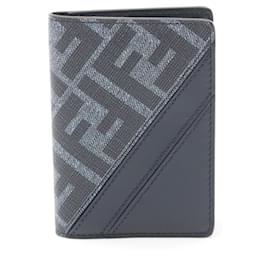 Fendi-Fendi Navy Card Case-Navy blue