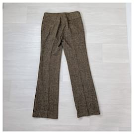Dolce & Gabbana-Wool pants for women  Dolce & Gabbana-Brown