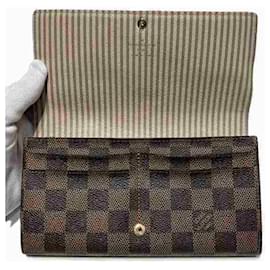 Louis Vuitton-Louis Vuitton Damier Portefeuille Sarah Bi-fold Wallet-Other,Damier ebene