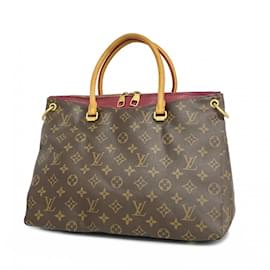 Louis Vuitton-Louis Vuitton Monogram Pallas Handbag-Brown,Fuschia