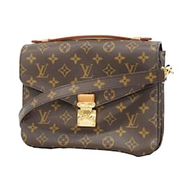 Louis Vuitton-Louis Vuitton Monogram Pochette Metis MM Shoulder Bag-Brown