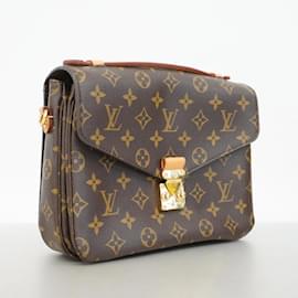 Louis Vuitton-Louis Vuitton Monogram Pochette Metis MM Shoulder Bag-Brown