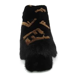 Fendi-Fendi Mink Fur Stole-Brown