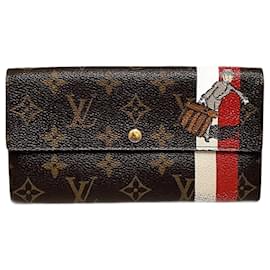 Louis Vuitton-Louis Vuitton Monogram Portefeuille Sarah Long Wallet-Other,Monogram