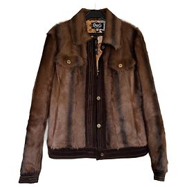 Dolce & Gabbana Biker jackets Brown