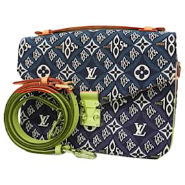 Louis Vuitton-Louis Vuitton Shoulder Bag Pochette Metis MM M57395-Blue