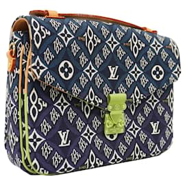 Louis Vuitton-Louis Vuitton Shoulder Bag Pochette Metis MM M57395-Blue