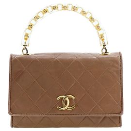 Chanel Matelasse Handbag Beige