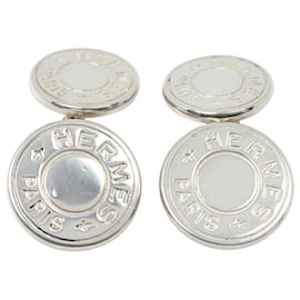 Hermès-Hermes Serie Cufflinks in Silver 925-Other