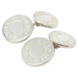 Hermès-Hermes Serie Cufflinks in Silver 925-Other