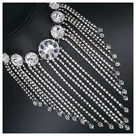 Collar Choker Candelabro Miu Miu Plata
