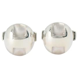 Hermès-Hermes Silver 925 Cufflinks-Silvery