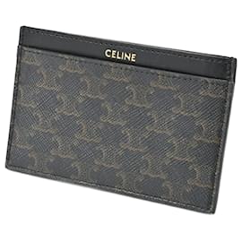 Céline-Celine Black Card Holder Case-Black
