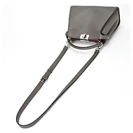 Fendi-Sac à main Fendi Peekaboo Iconic Essential-Beige,Gris